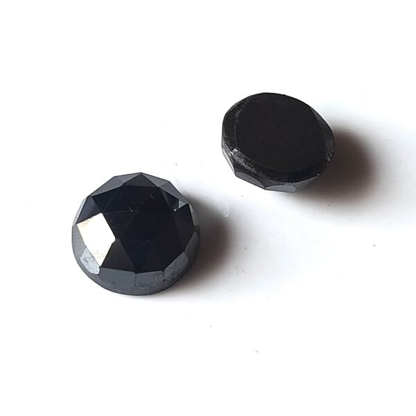 Natural Hematite Round Rose Cut